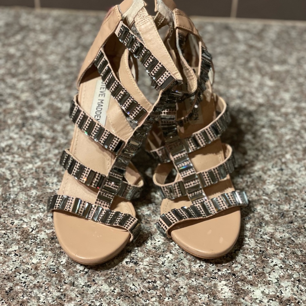 Steve Madden Bedazzled Heels - Picture 2 of 8
